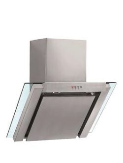 Baumatic Be600Gl 60 Cm Chimney Hood - Stainless Steel/Glass
